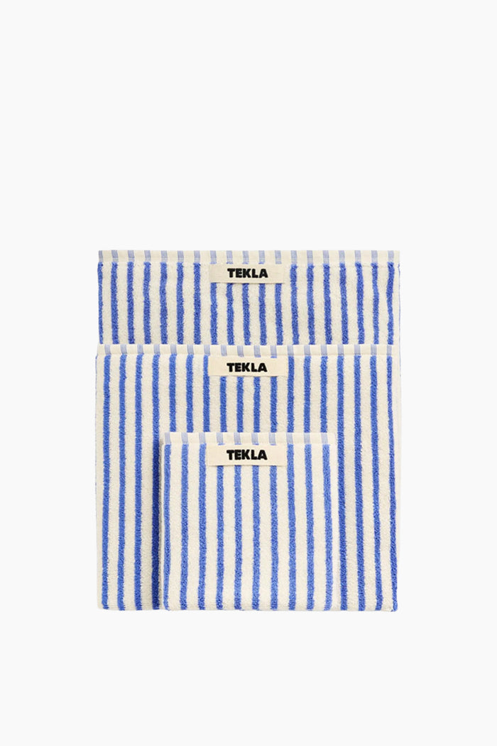 Organic Cotton Striped Towels & Bath Mat | Coastal