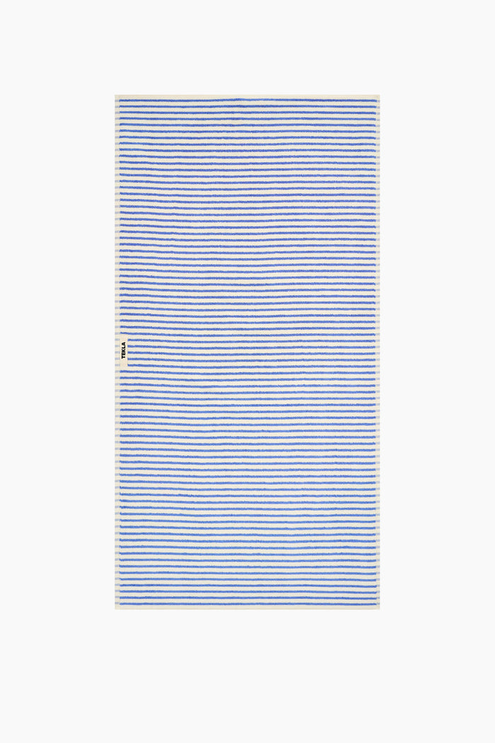 Organic Cotton Striped Towels & Bath Mat | Coastal