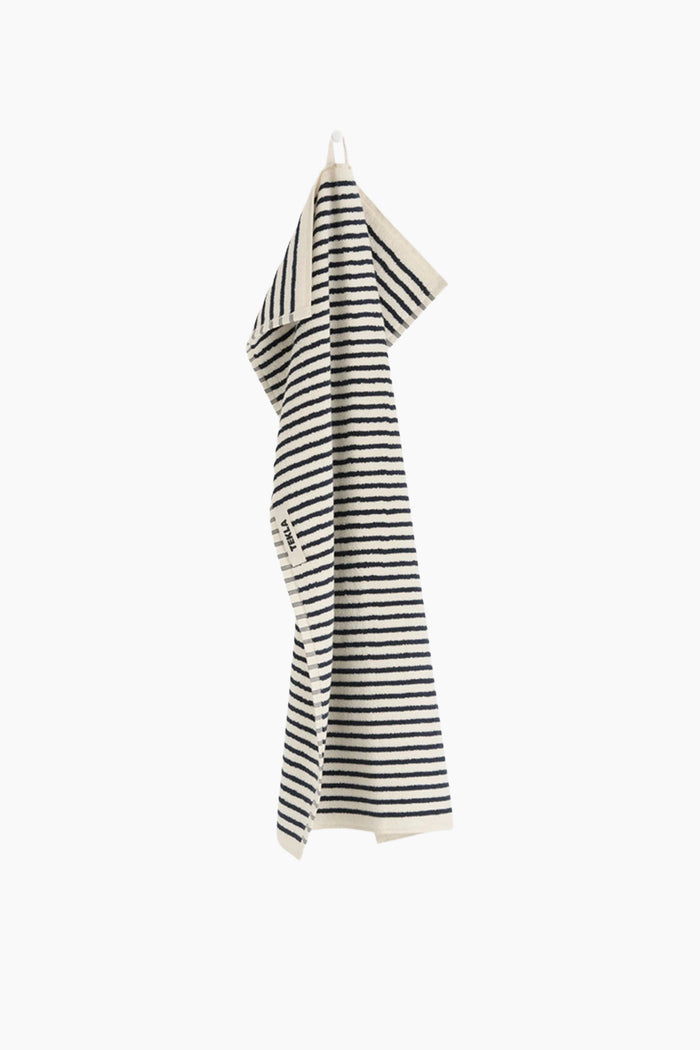 Organic Cotton Striped Towels & Bath Mat | Sailor