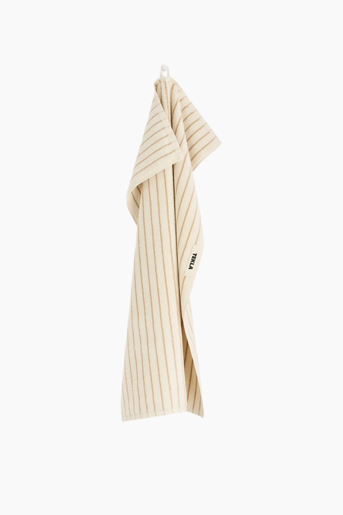 Organic Cotton Striped Towels & Bath Mat | Sienna
