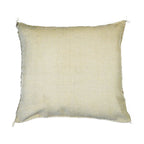 handmade Moroccan embroidered cactus silk sabra pillow beige
