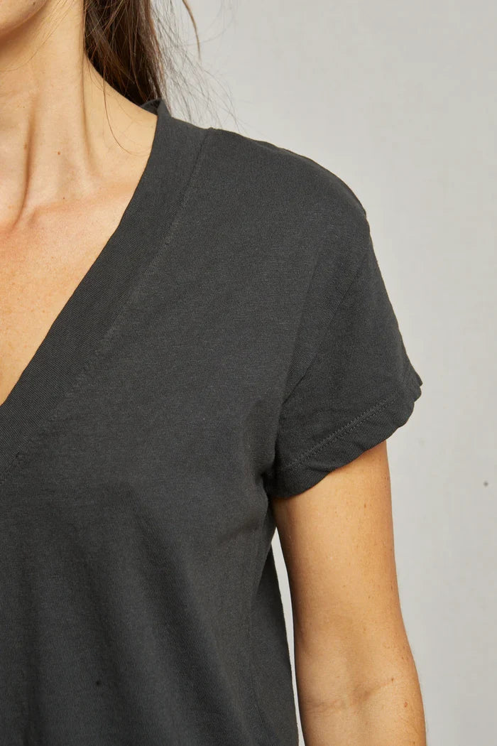 perfectwhitetee Alanis Recycled Cotton V-Neck -  Multiple Colors!