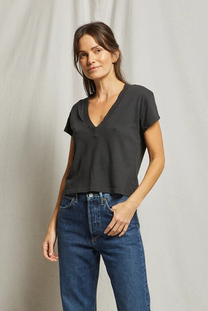 perfectwhitetee Alanis Recycled Cotton V-Neck -  Multiple Colors!