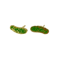 Pickle Enamel Post Earrings