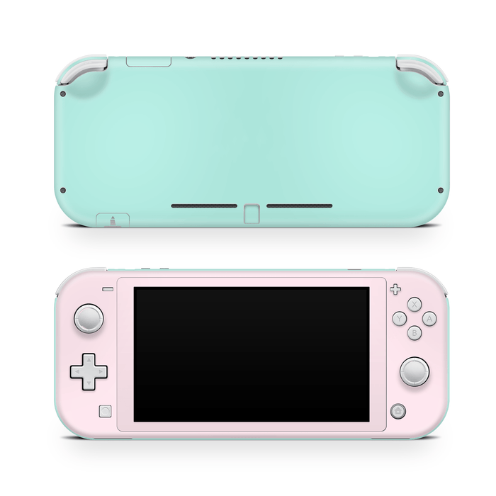Pink Mint Retro Pastels Nintendo Switch Lite Decal Skin
