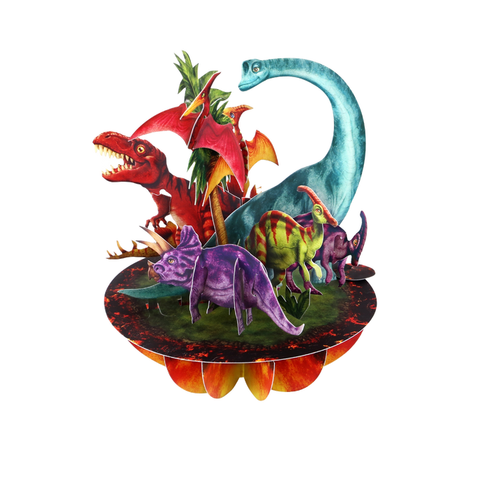 Pirouette Jurassic Dinosaurs Card