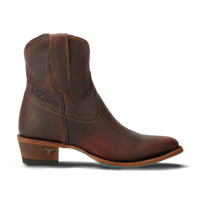 Plain Jane Bootie - Cognac