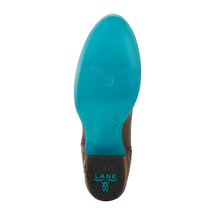 Plain Jane Bootie by Lane Boots Cognac| Bourbon Cowgirl
