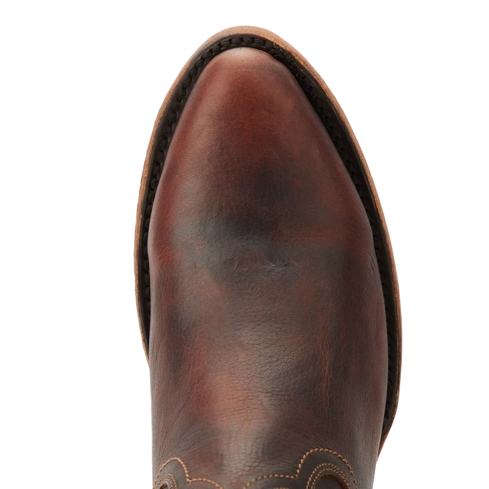 Plain Jane Bootie by Lane Boots Cognac| Bourbon Cowgirl