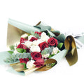 Premium 24-Stem Rose and Eucalyptus Floral Wrap Bouquet – the bouquet