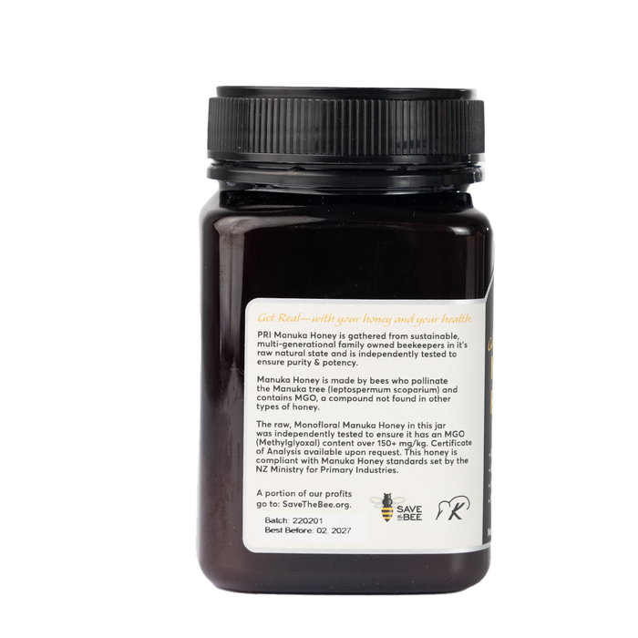 PRI Manuka Honey Bio Active 15+ 500g
