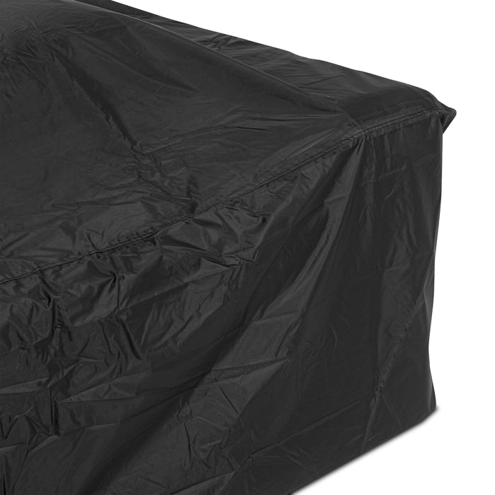 Puglia 90"x100" Corner Sectional Set - Protective Cover | Black