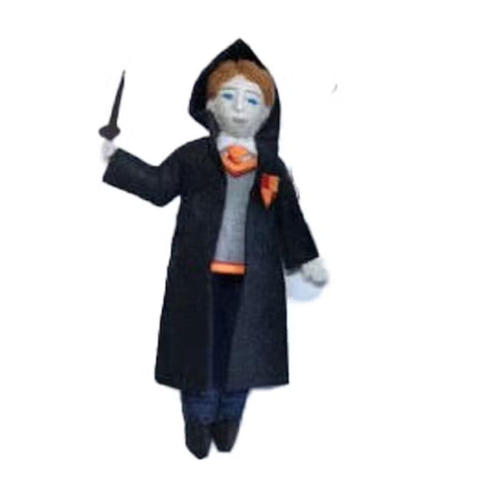 Redhead Wizard Felt Ornament