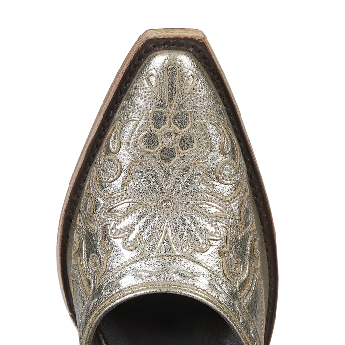 Robin Slingback Mule - Champagne Metallic