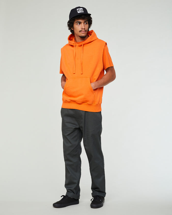 Rocky Sweater Cotton Fleece Tangerine