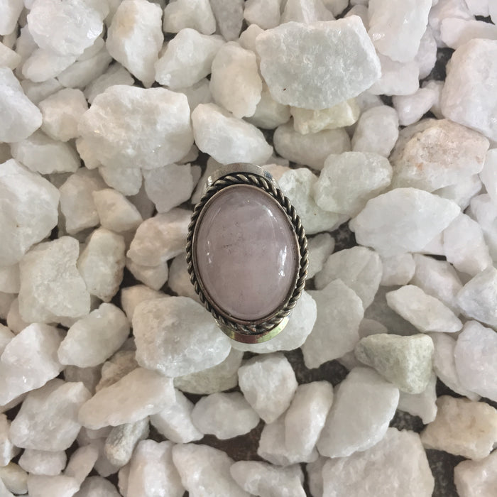 Rose Quartz Ring