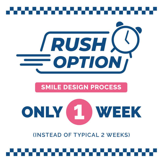 RUSH Pop On Veneers - 1 Week Production Time