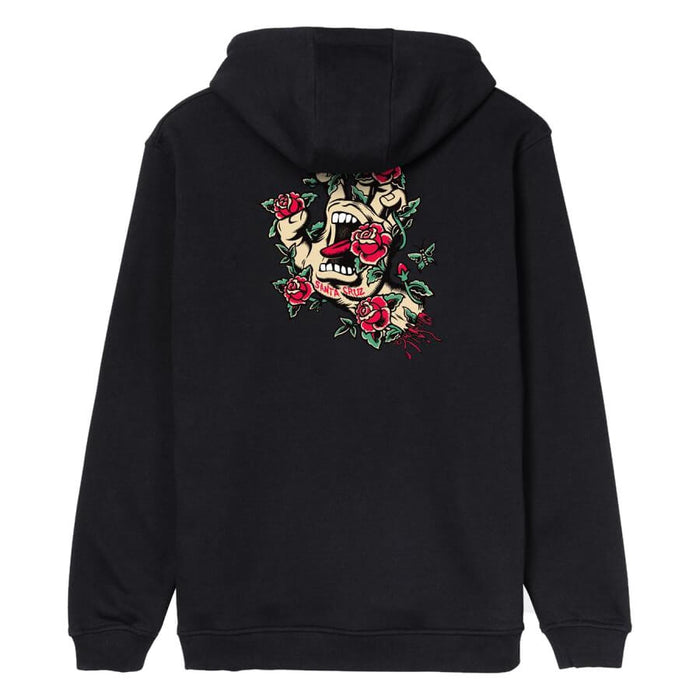 Santa Cruz Screaming Rose Flash Hoodie Black