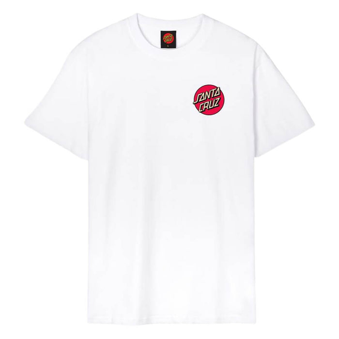 Santa Cruz Screaming Rose Flash T-Shirt White