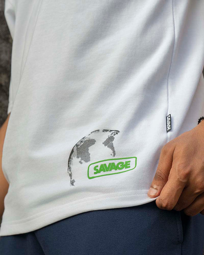 SAVAGE OVERSIZED GRAPHIC T - SHIRT