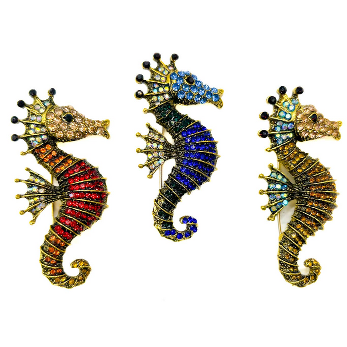 Seahorse Brooch