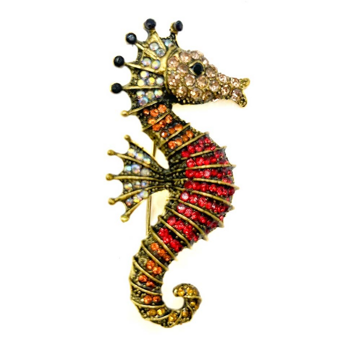 Seahorse Brooch