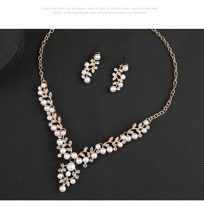 SET680 - Elegant Pearl Fashion Necklace Set
