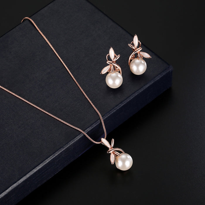 SET687 - Fashion Pearl Elegant Necklace Set