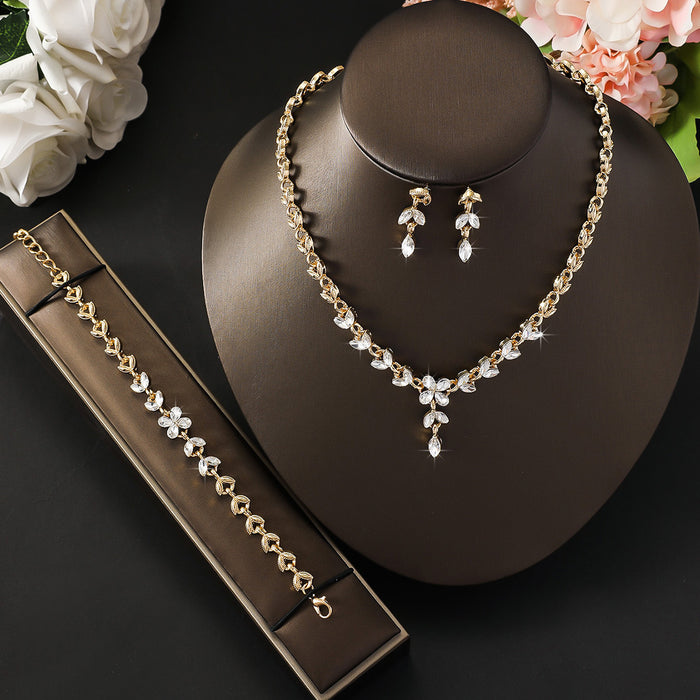 SET694 - Elegant Floral Fashion Necklace Set