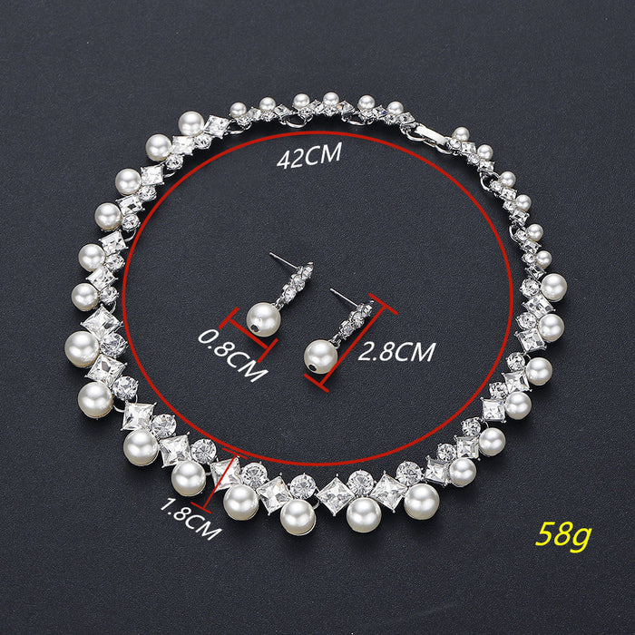 SET700 - Fashion Pearl Bridal Jewellery Set