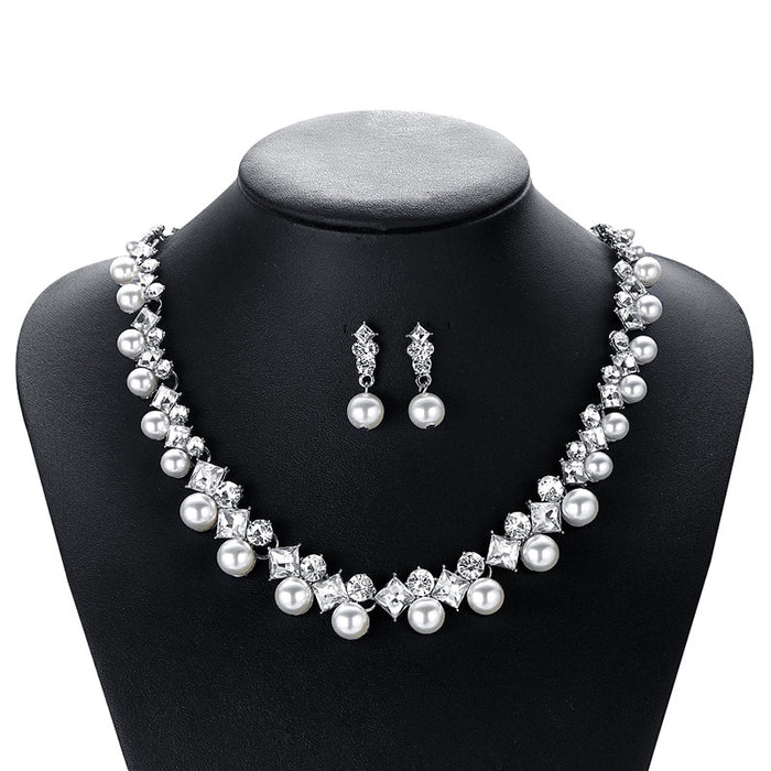 SET700 - Fashion Pearl Bridal Jewellery Set