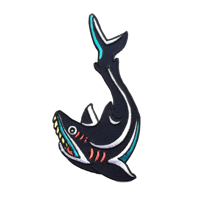 Shark Tattoo Embroidered Patch