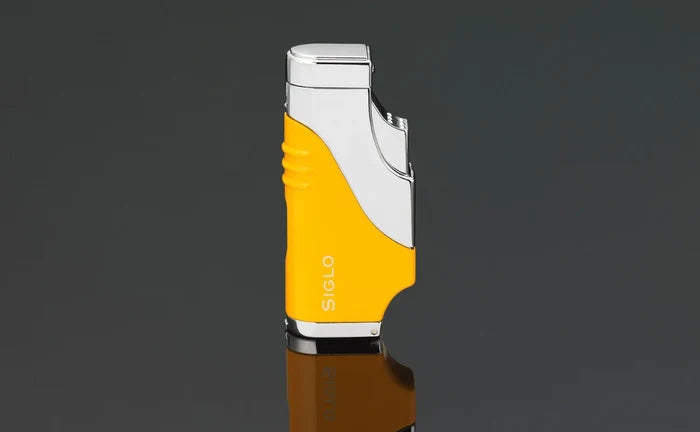 Siglo Yellow Triple Torch Lighter - 1001098