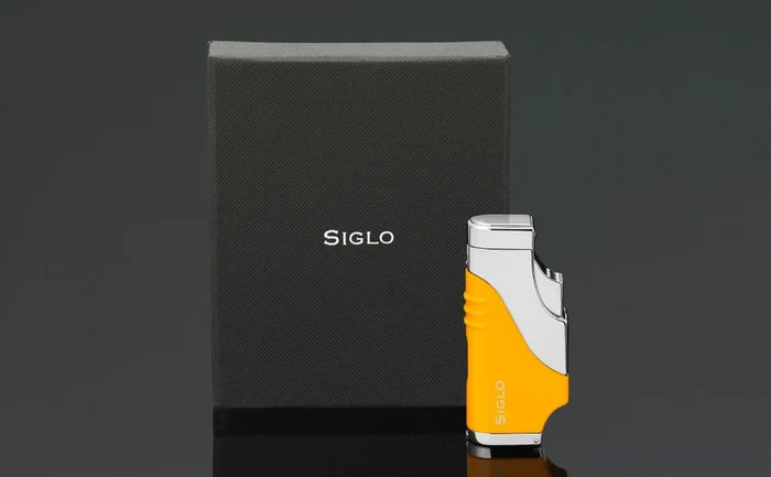 Siglo Yellow Triple Torch Lighter - 1001098