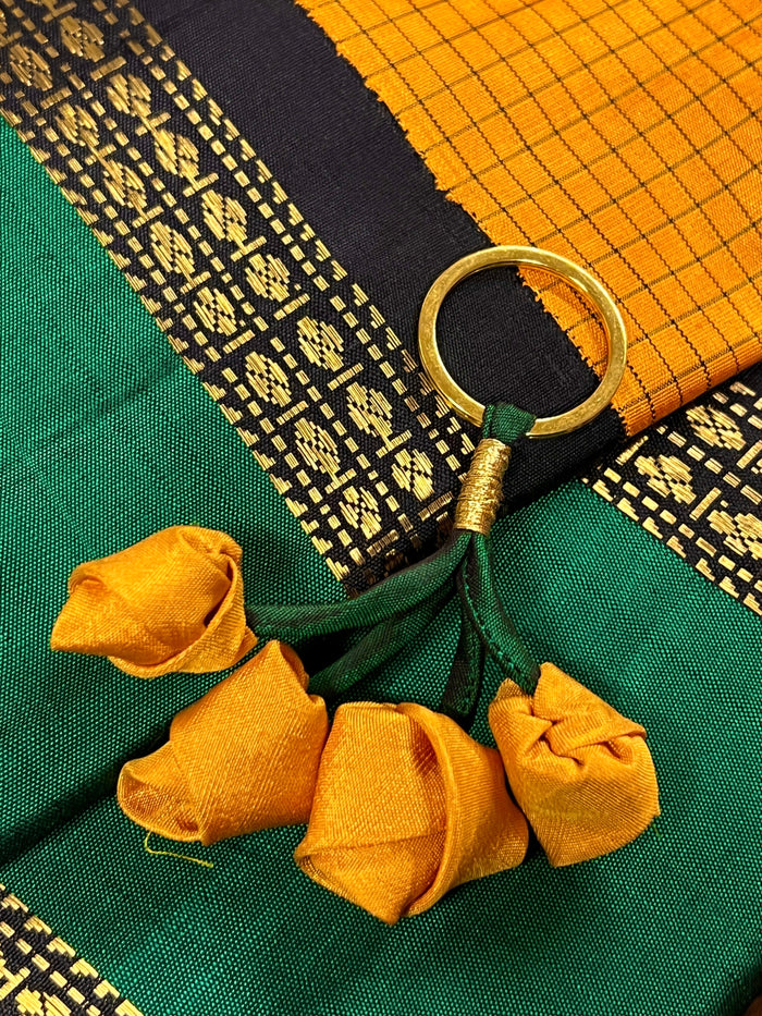 Silk key chains
