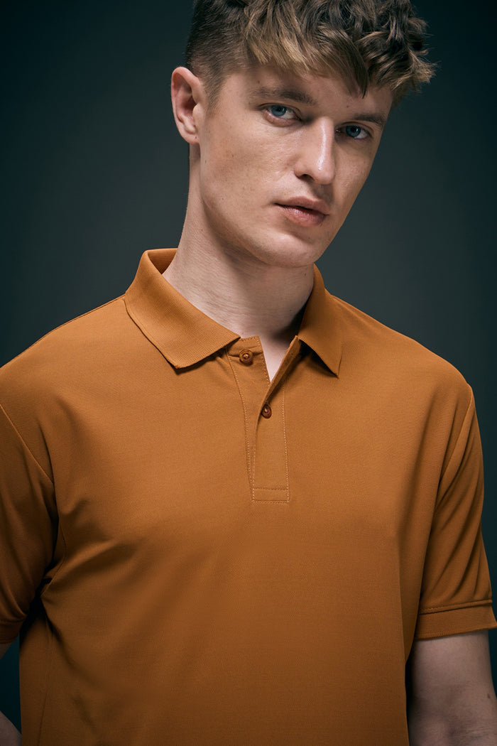 Smart tech polo - Caramel
