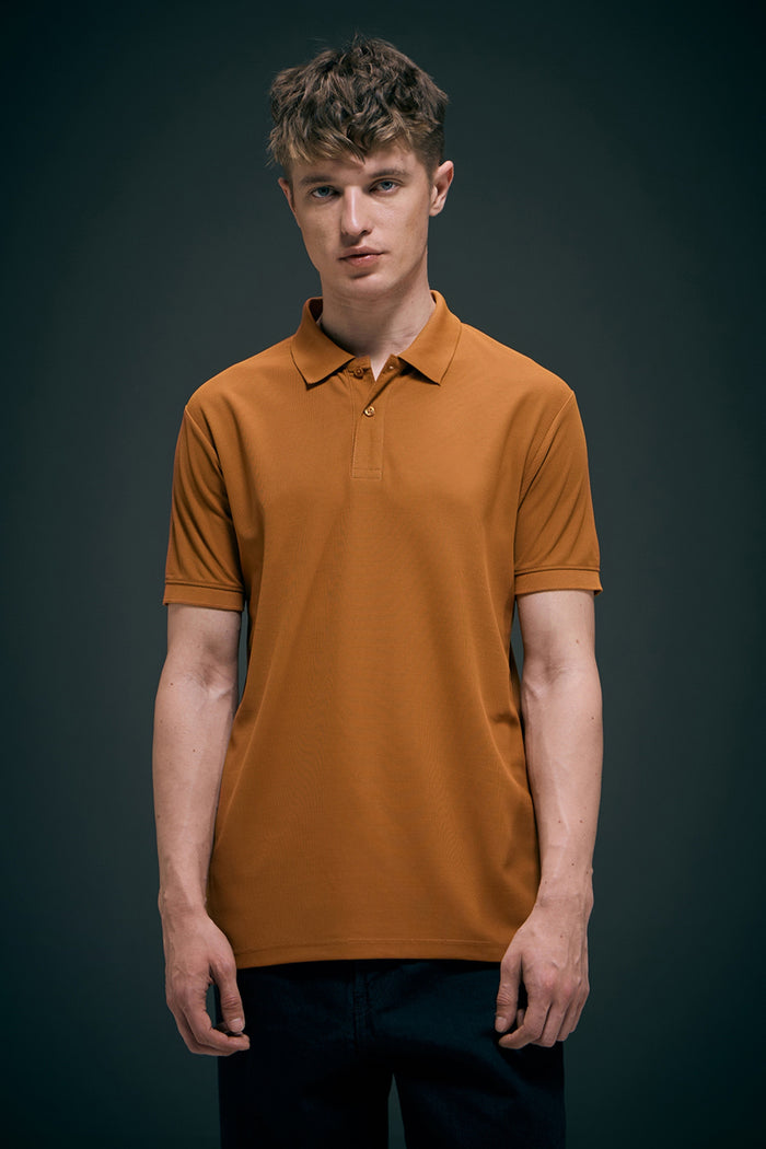 Smart tech polo - Caramel