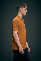 Smart tech polo - Caramel Polo T-SHIRT Maxzone Clothing