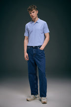 Smart tech polo - Ice Blue