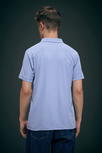 Smart tech polo - Ice Blue Maxzone Clothing