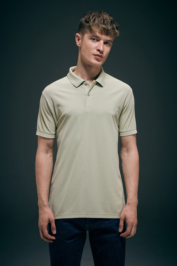Smart tech polo - Spring Green
