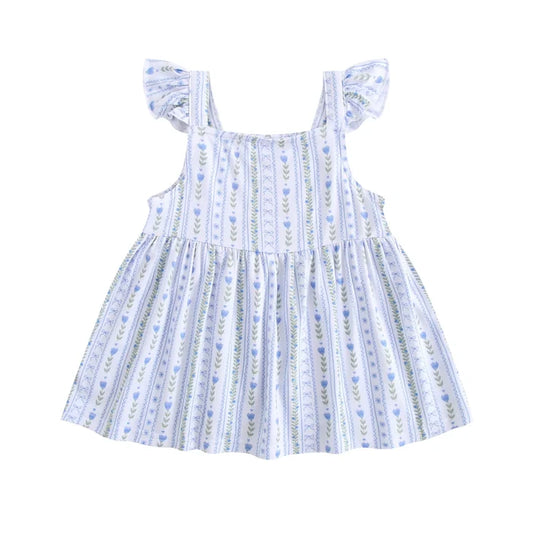 Something Blue Peplum Top