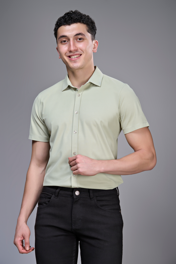 Spring Green Smart Tech Shirt Shirts Maxzone Clothing M