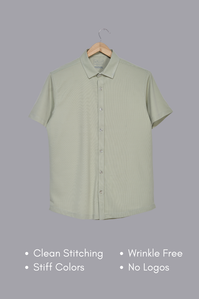Spring Green Smart Tech Shirt Shirts Maxzone Clothing