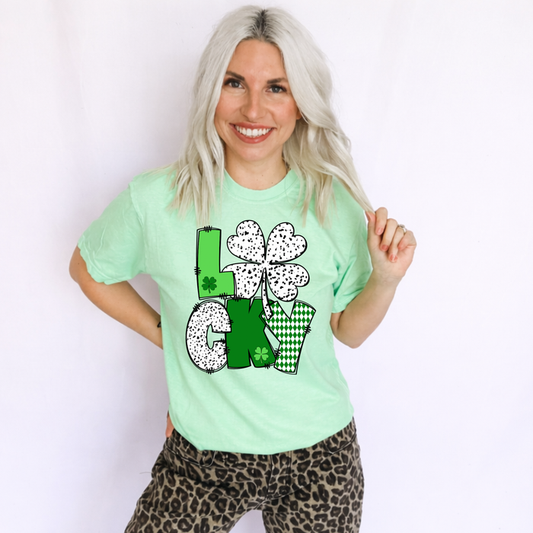 Stacked Lucky Graphic Tee