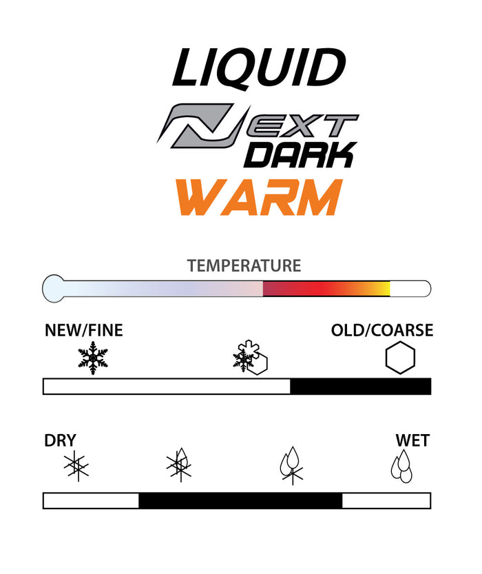 A product picture of the STAR NEXT DARK WARM Fluoro-Free Racing Liquid (Sponge Application) (0C/-5C) | 100ml