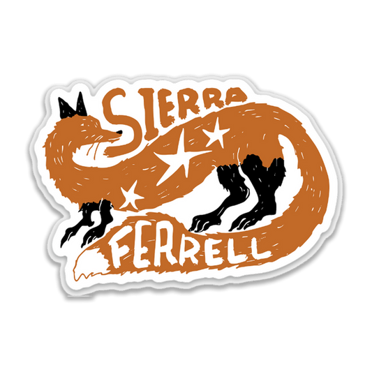 Sticker Orange Fox