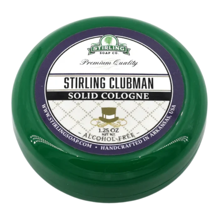 Stirling Soap Co. Solid Cologne - Stirling Clubman