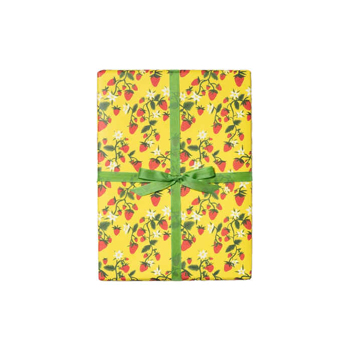 Strawberry Patch Wrapping Paper