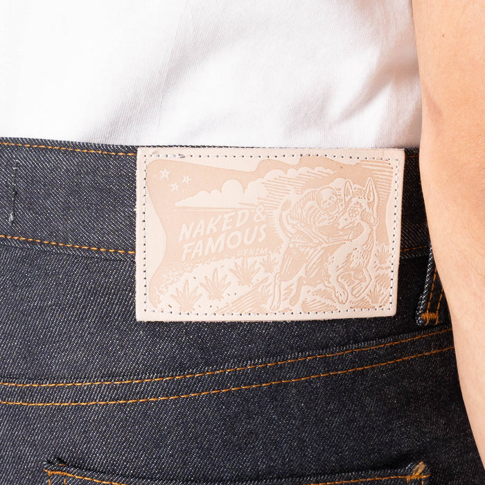 Super Guy - Dia De Los Muertos Selvedge - Xoloitzcuintli by Naked & Famous Denim